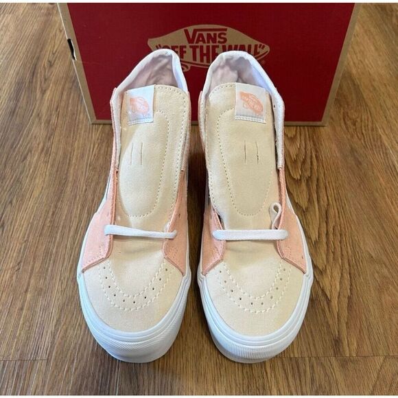 VANS sk8-hi top tapered suede platform lace up shoes sneakers women’s 8 new - Picture 6 of 7